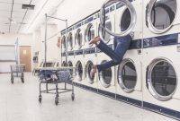 Free Images : people, woman, laundromat, interior design, art, funny ...